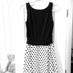 Black and White Dress